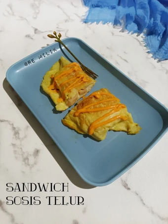 Cara Mudah Menyiapkan Resep 273. Sandwich Sosis Telur yang Sempurna Anti Ribet, Mantap