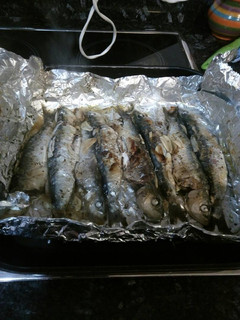 Una foto de Sardinas en papillote