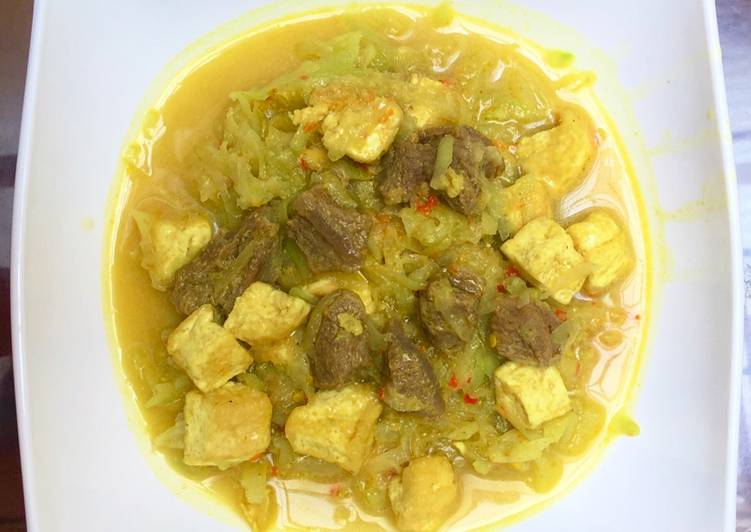 Labu siam kuah kuning