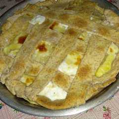 Una foto de Tarta de verduras con masa integral 🍅