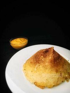 பூசணி சட்னி கொண்ட ஆந்திர நெய் வறுவல் செய்முறை முக்கிய புகைப்படம்