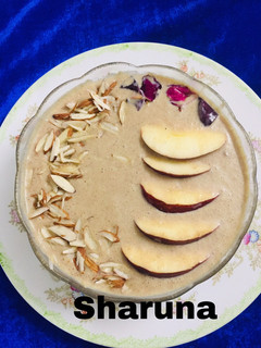 A picture of Apple Dates Kheer.