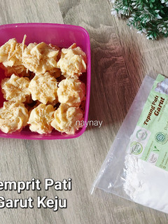 Foto resep Semprit Keju Pati Garut (Cookies Gluten Free)