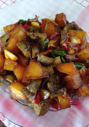 Foto resep Ati kentang bumbu kecap