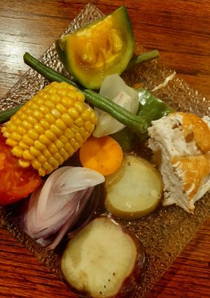 Una foto de Pollo con verduras en menos de 20 minutos