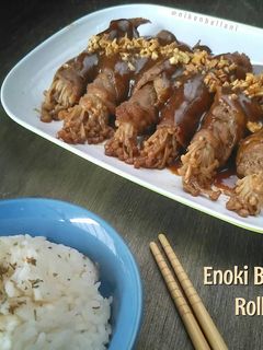 Foto resep Enoki Beef Roll