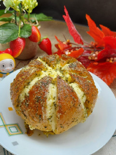 Foto resep Roti Korea ~Korean Cream Cheese Garlic Bread