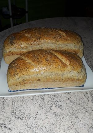 Una foto de Pan con semillas
