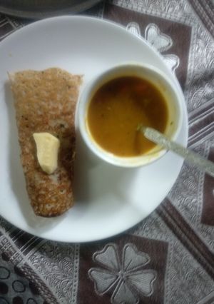 A picture of Instant Carrot Dosa.