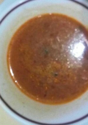 A picture of Vegetable soup.