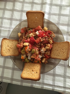Una foto de Ensalada veraniega de lentejas