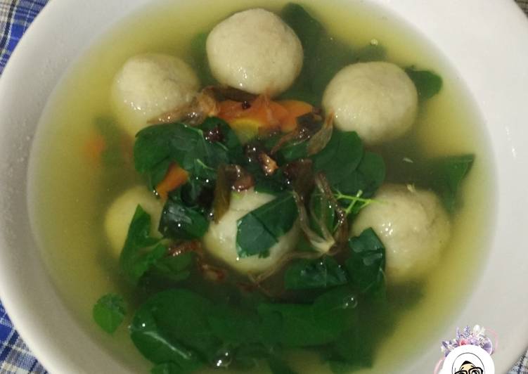 Resep Sup bakso ikan dan Daun kelor Lezat