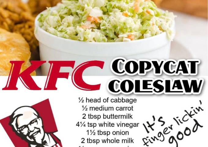 KFC copycat coleslaw