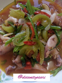 Foto resep Cumi Asin Pedas Endesss