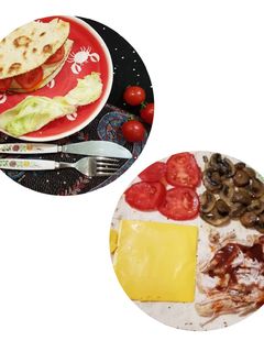 عکسی از دستور رپ مرغ و قارچ