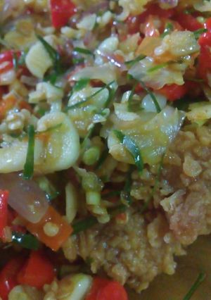 Foto resep Ayam geprek sambal matah enak