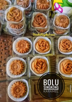 Foto resep 856. 🧁Bolu Singkong Karamel