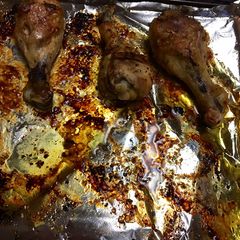A picture of Jeremiah’s Out-of-this-World Baked Chicken Legs.