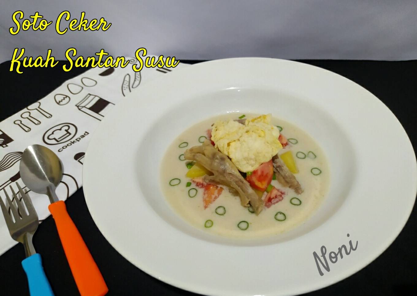 Soto Ceker Kuah Santan Susu