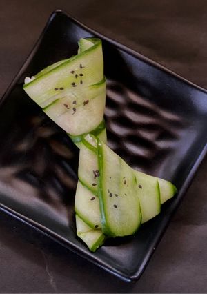 A picture of Cucumber Onigiri.