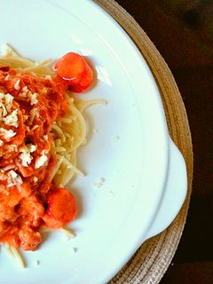 A picture of Creamy Spaghetti.