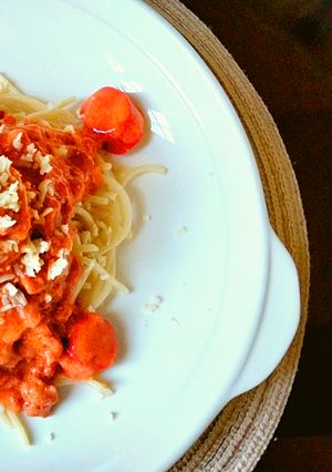 A picture of Creamy Spaghetti.