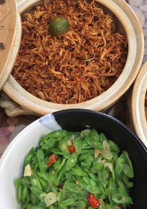 Foto resep Ayam suwir khas lombok