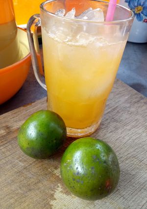 Foto resep Es jeruk peras