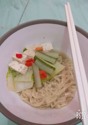 Foto resep Mi Sayur Rice Cooker
