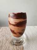 Frappé de cocoa y mazapán