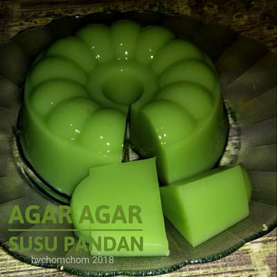 Resep Agar Agar Susu Pandan Oleh Chomchom Zaheera Salma Cookpad