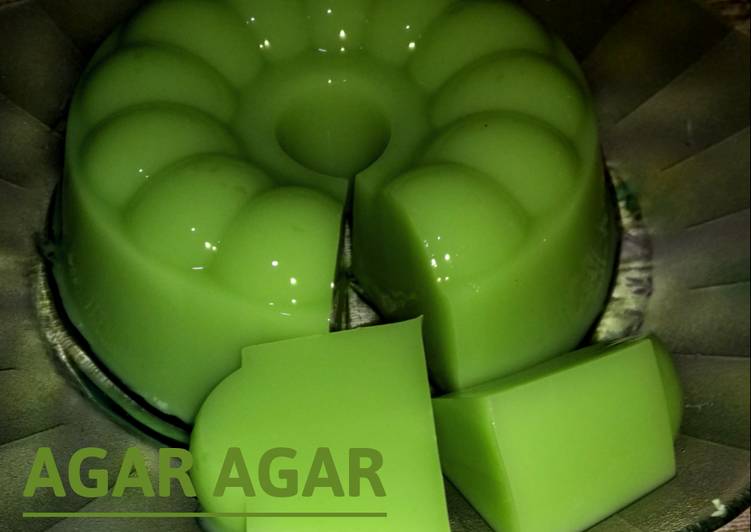 Agar Agar Susu Pandan