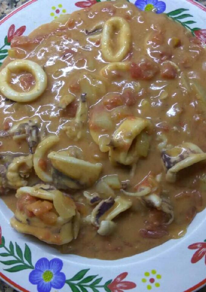 Una foto de Calamares a la mostaza