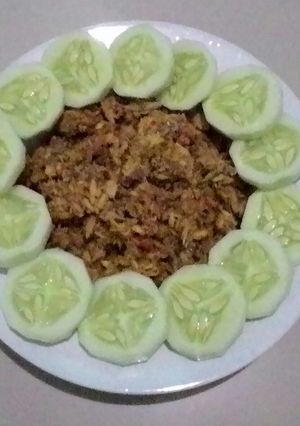 Foto resep tongkol suwir