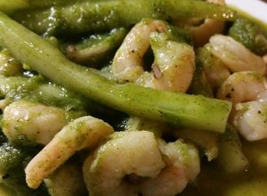 Una foto de Camarones aguachile