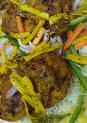 صورة لوصفة مندي دجاج 🍗🍚