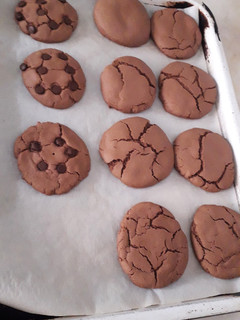 Una foto de Galletitas de chocolate tipo brownie