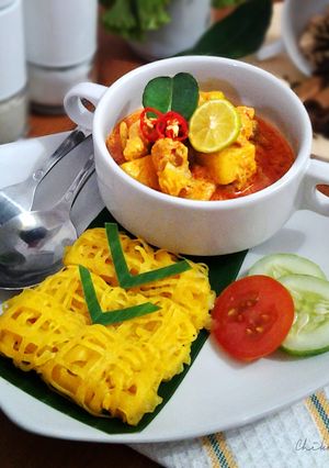 Foto resep Roti Jala Kari Ayam