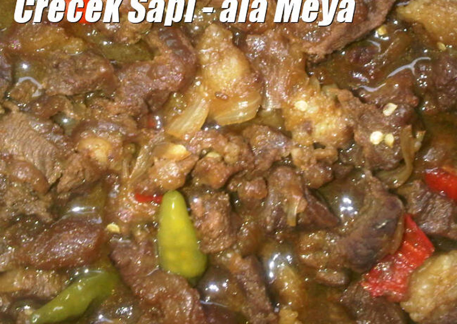 Resep Krecek Daging Sapi Sederhana ala Rumahan oleh Meya Cookpad