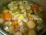Sop Baso Tulang Ala Meya
