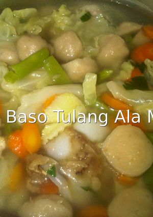 Foto resep Sop Baso Tulang Ala Meya