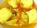 Ikan Tuna Tahu Putih Kuah Kuning 