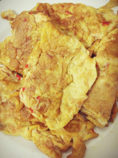 Foto resep Dadar Telur Cabe Merah & Bawang Merah