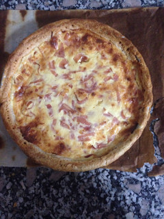 Una foto de Quiche de jamón y queso