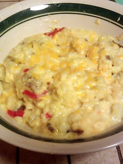 A picture of Easy Cheesy Mashed Potatoes.