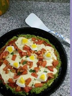 Una foto de Pizza de zapallitos