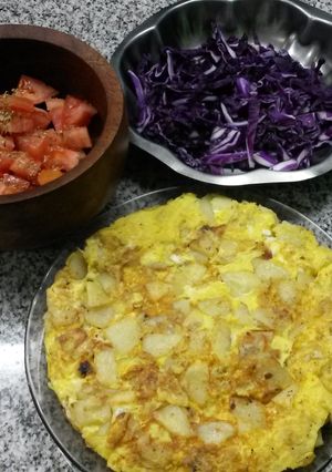 Una foto de Tortilla de Papas súper light
