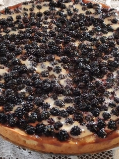 Una foto de Kuchen de mora