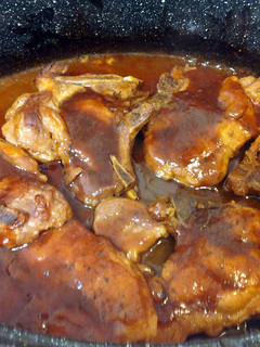 A picture of Bbq Pork chops.