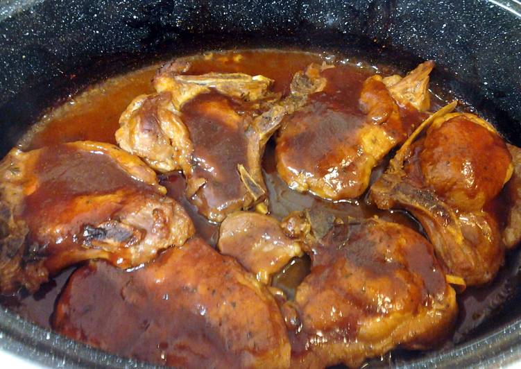 Steps to Make Homemade Bbq Pork chops